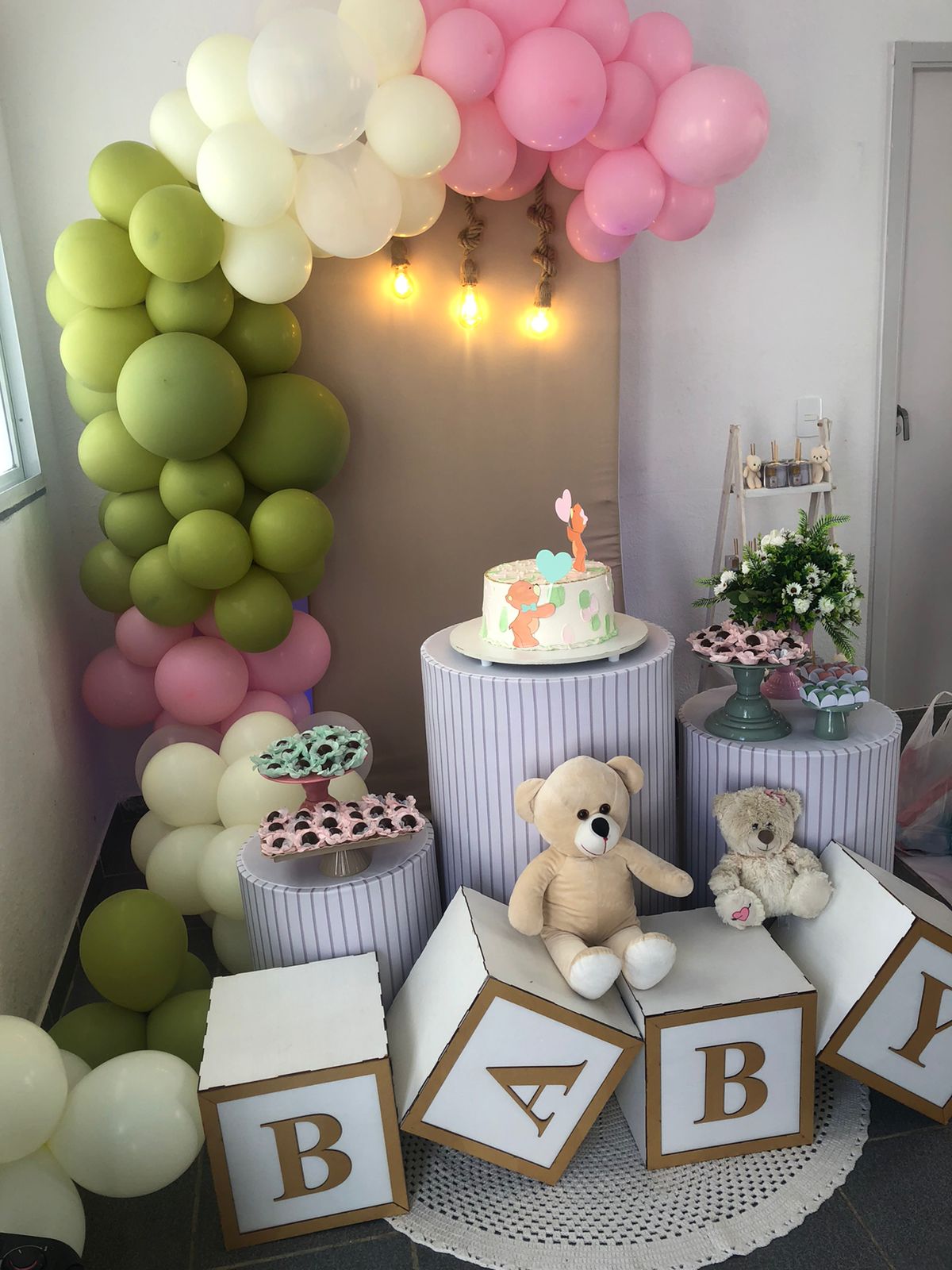 Decoração Chá Revelação Baby com Ursinhos